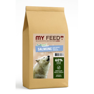 Crocchette Cane Puppy Taglia Grande Salmone Grain Free 12kg My Feed