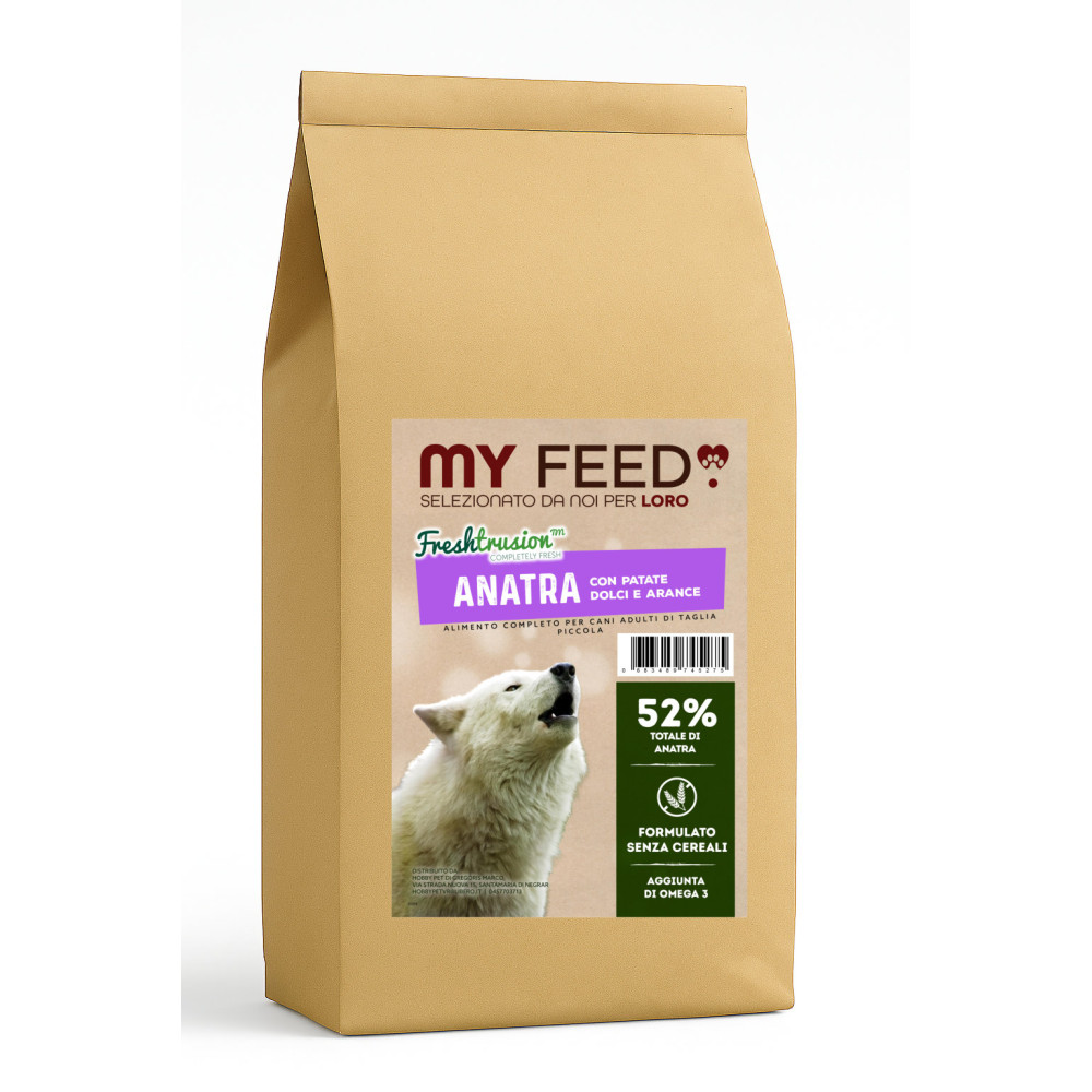 Crocchette Cane Taglia Piccola Grain Free Anatra 2kg My Feed