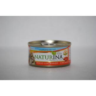 NATURINA POLLO CON MANZO 70GR