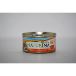 NATURINA POLLO CON MANZO 70GR