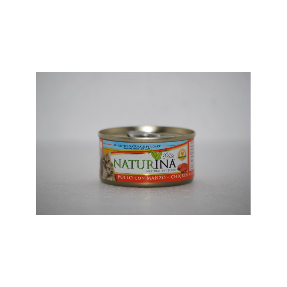 NATURINA POLLO CON MANZO 70GR