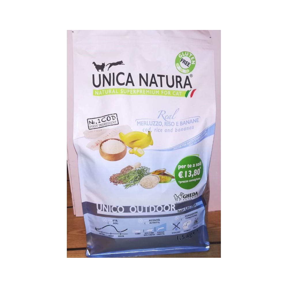 UNICA OUTDOOR MERLUZZO 1,5KG