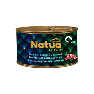 NATUA CAT LUX POLLO/AGN/ANATRA 85GR