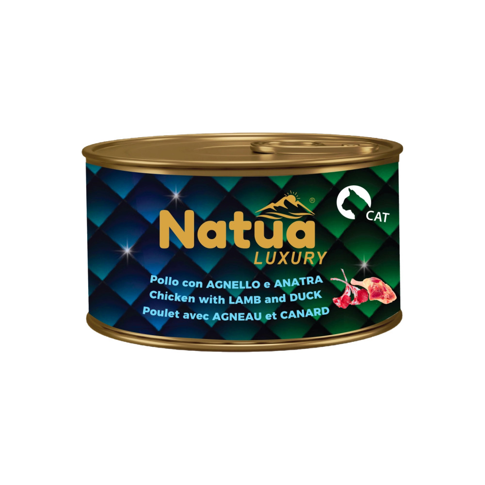 NATUA CAT LUX POLLO/AGN/ANATRA 85GR