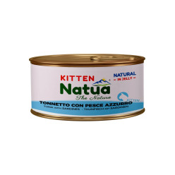 NATUA CAT KITTEN TONNO/PESCE AZZ. 85GR