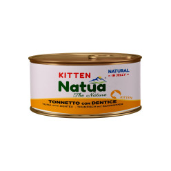 NATUA CAT KITTEN TONNO/DENTICE 85GR
