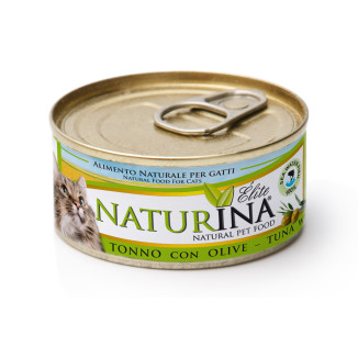 NATURINA TONNO CON OLIVE VERDI 70GR