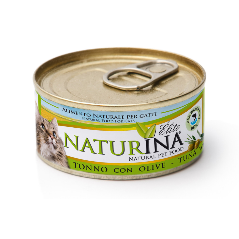 NATURINA TONNO CON OLIVE VERDI 70GR