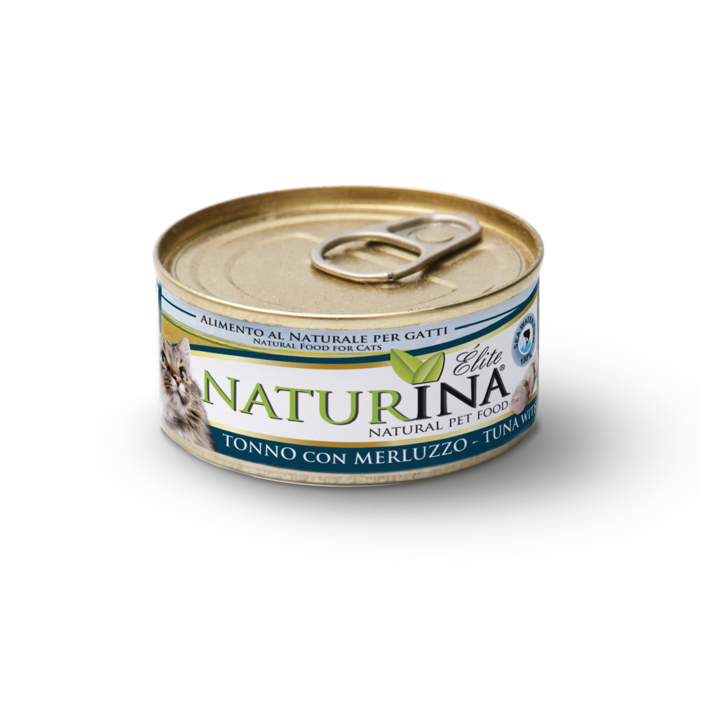 NATURINA TONNO CON MERLUZZO 70GR