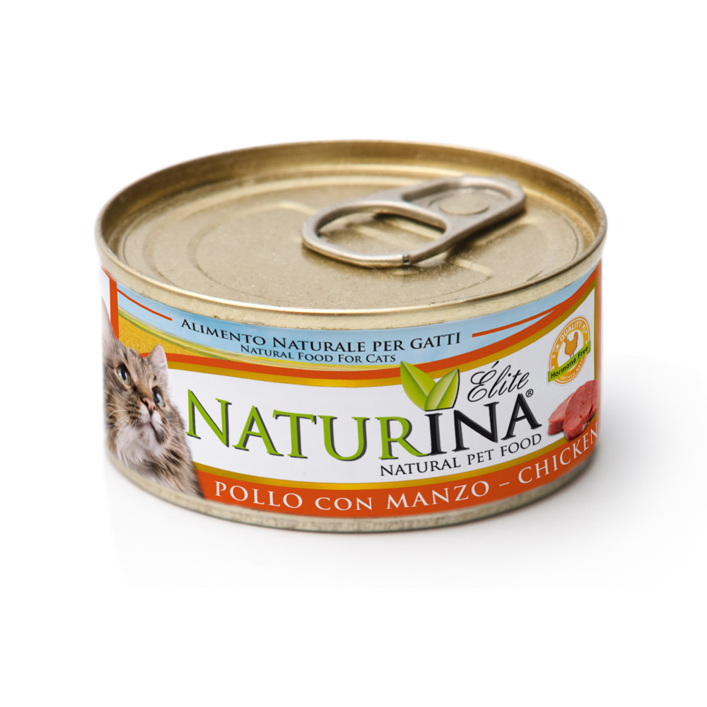 NATURINA POLLO CON MANZO 70GR
