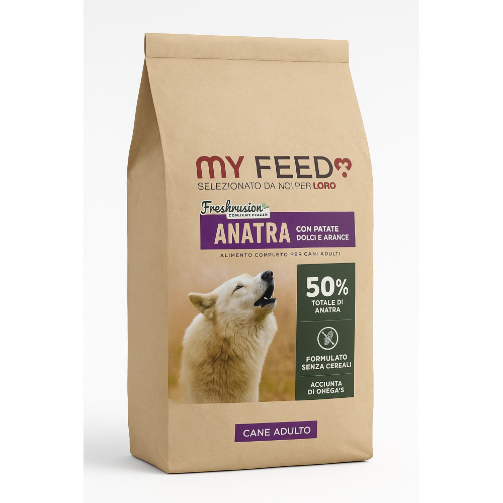 Crocchette Cane Grain Free Anatra 6kg My Feed