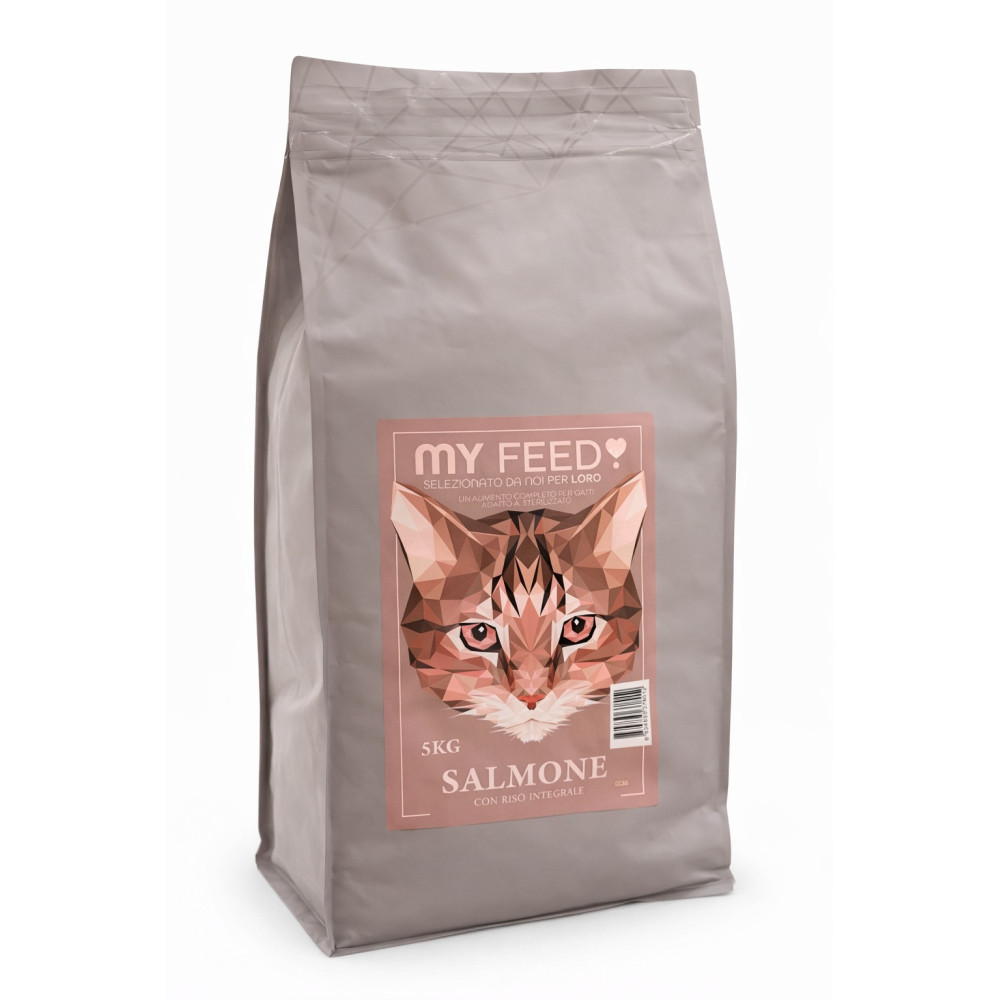 Crocchette Gatto Sterilizzato Grain Free Pesce 5kg My Feed