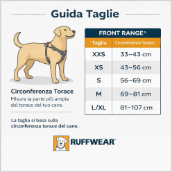 Ruffwear Front Range Harness Blue Pool XXS | Pettorina Cane Imbottita