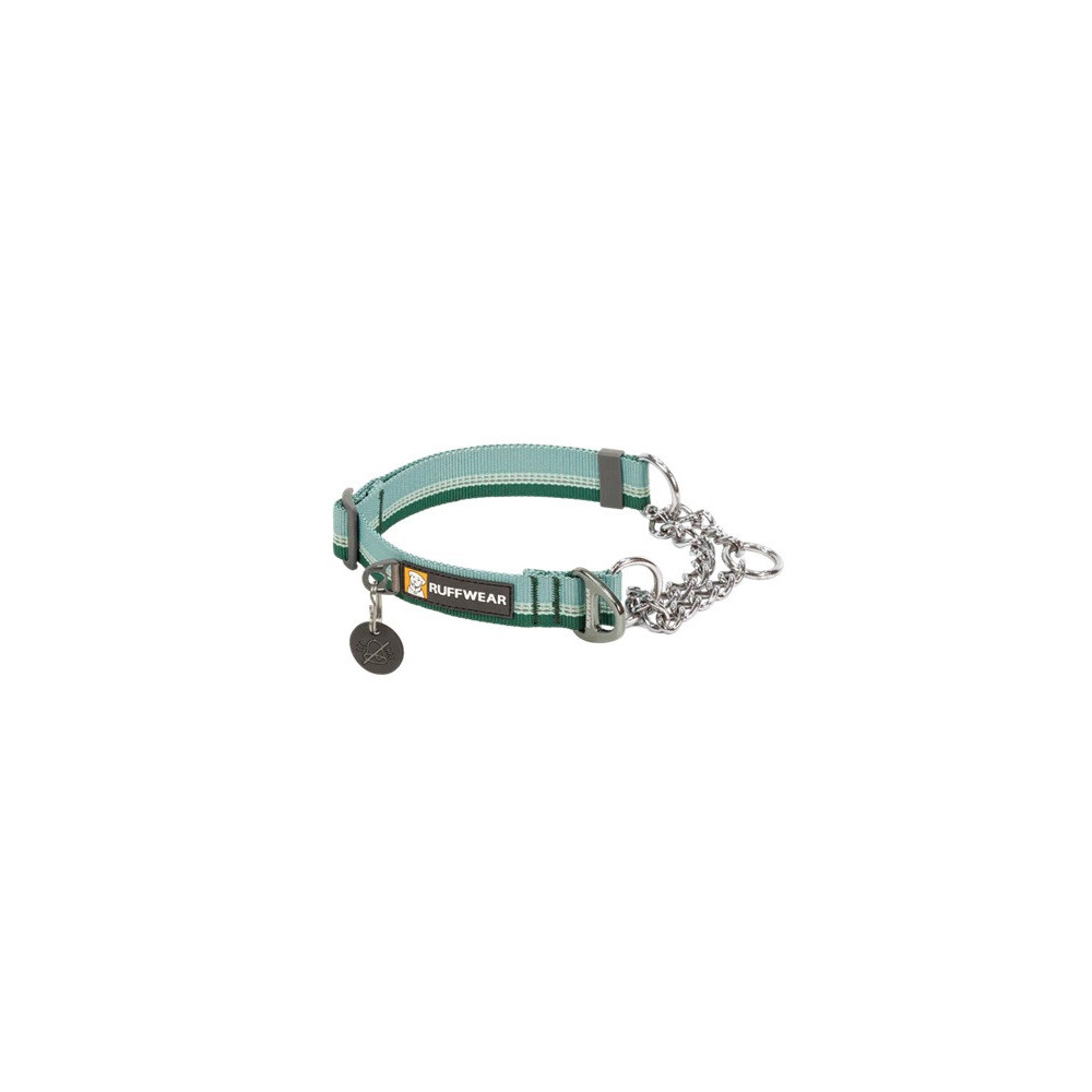 Collare Ruffwear Martingala con Catena | Chain Reaction™ per Cani River Rock Green M