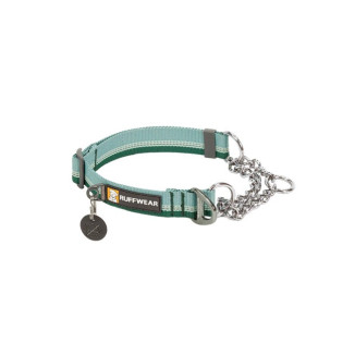 Collare Ruffwear Martingala con Catena | Chain Reaction™ per Cani River Rock Green S