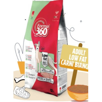 Forma 360 Low Fat Carni Bianche 12kg | Crocchette Cane Sterilizzato