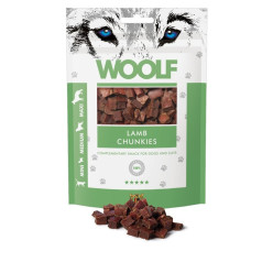 Woolf Lamb Chunkies 100g | Snack Morbidi Agnello Cane