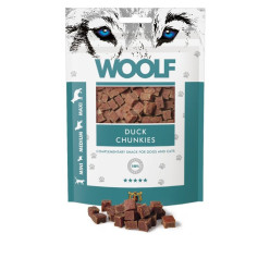 Woolf Duck Chunkies 100g | Snack Morbidi Anatra Cane