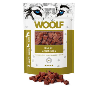Woolf Rabbit Chunkies 100g | Snack Coniglio Cane