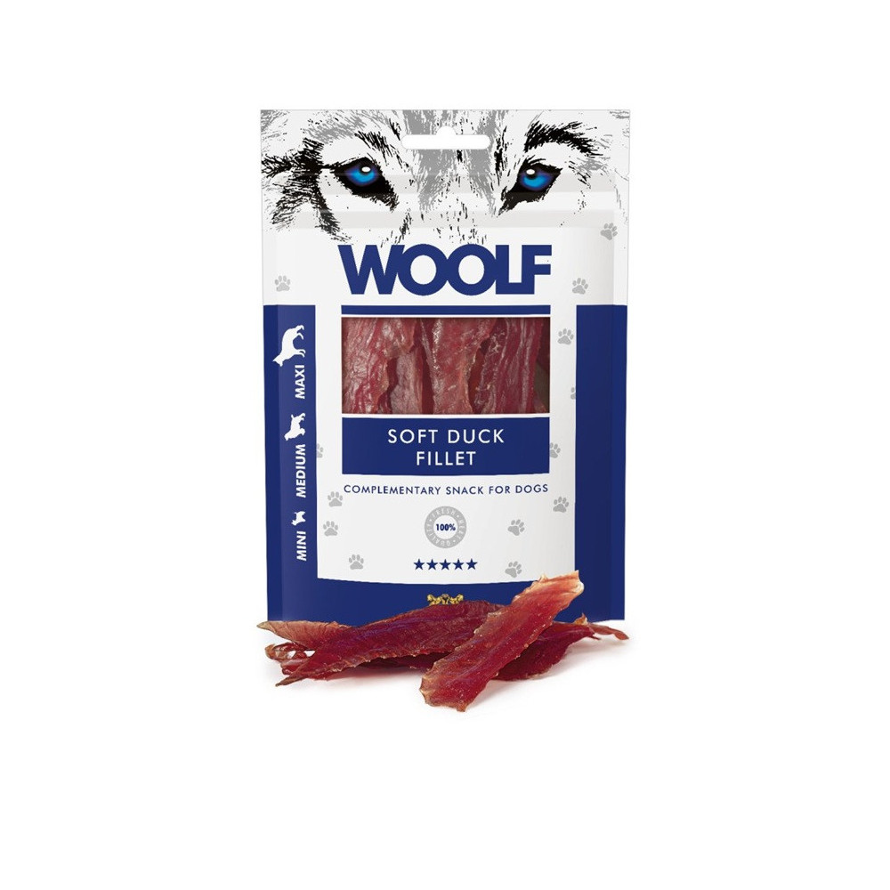 Woolf Soft Duck Fillet 100g | Filetti Anatra Cane