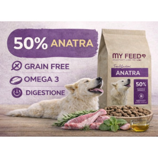 Crocchette Cane Grain Free Anatra 12kg My Feed