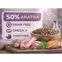 Crocchette Cane Grain Free Anatra 6kg My Feed