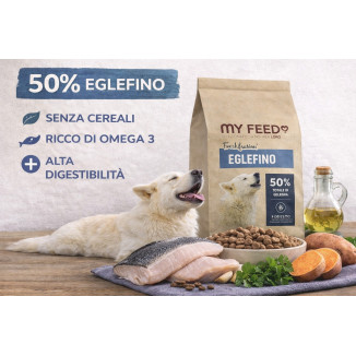 Crocchette Cane Grain Free Pesce Eglefino 2kg My Feed