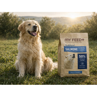 Crocchette Cane Taglia Grande Grain Free Salmone Trota 12kg My Feed