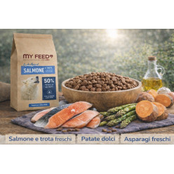 Crocchette Cane Light Senior Grain Free Trota Salmone 2kg My Feed