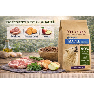 Crocchette Cane Grain Free Maiale 6kg My Feed