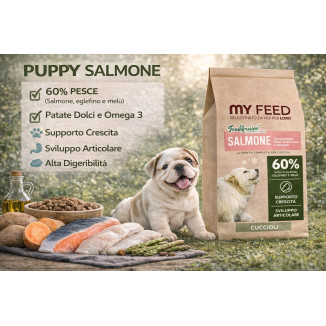 Crocchette Cane Puppy Grain Free Pesce 2kg My Feed
