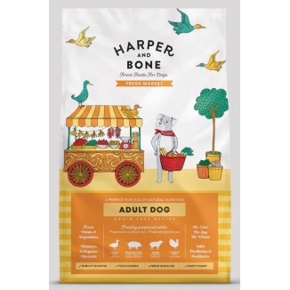 Crocchette multiproteiche cane adulto anatra, agnello e maiale iberico | Harper & Bone