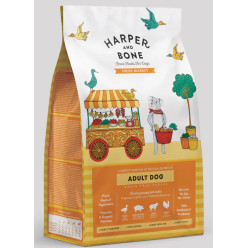 Crocchette multiproteiche cane adulto anatra, agnello e maiale iberico | Harper & Bone
