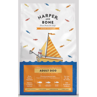 Crocchette cane multiproteiche pesce tonno salmone 12kg | Harper & Bone