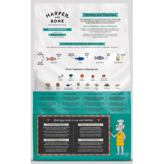 Crocchette cane mini pesce tonno salmone | Harper & Bone