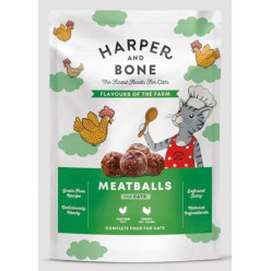 Polpette gatto pollo tacchino 85g Harper & Bone | Hobby Pet