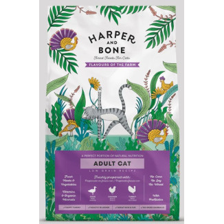 Crocchette gatto pollo tacchino anatra 2kg Harper & Bone | Hobby Pet