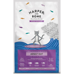 Crocchette gatto pesce tonno salmone 2kg Harper & Bone | Hobby Pet