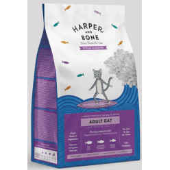 Crocchette gatto pesce tonno salmone 2kg Harper & Bone | Hobby Pet