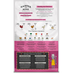 Crocchette gatto sterilizzato senior pollo tacchino 2kg Harper & Bone | Hobby Pet