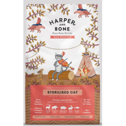 Crocchette gatto sterilizzato cervo cinghiale coniglio 5kg Harper & Bone | Hobby Pet