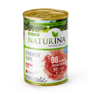 Naturina Elite Energy Life Mono Anatra Grain Free 400g