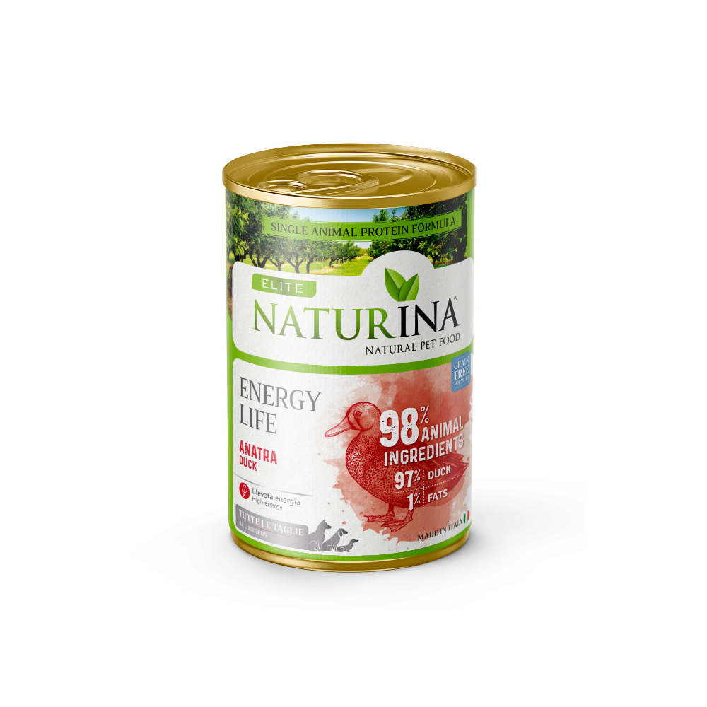 Naturina Elite Energy Life Mono Anatra Grain Free 400g