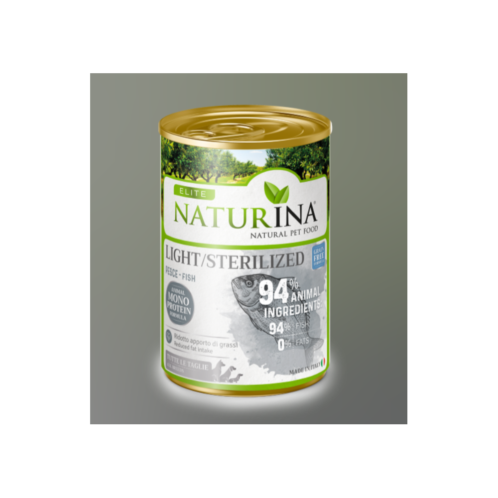 Naturina Elite Light Sterilized Pesce Grain Free 400g