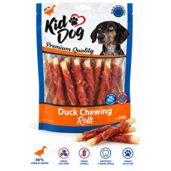 Kid Dog Duck Chewing Rolls 500 g | Snack per cani all'anatra