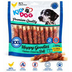 Kid Dog XXL Chicken Chewing Rolls 500 g | Snack al pollo