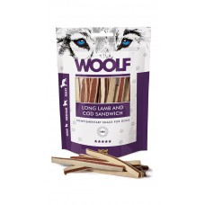 Woolfsnack Sandwich di Agnello e Merluzzo 100gr
