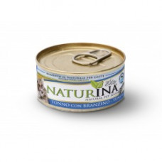 Naturina umido gatto tonno con branzino 70gr