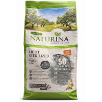 Naturina Elite Light Sterilized Pesce – Crocchette Cane Adulto Sterilizzato Light Monoproteico