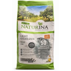 Naturina Elite Light Sterilized Pesce – Crocchette Cane Adulto Sterilizzato Light Monoproteico